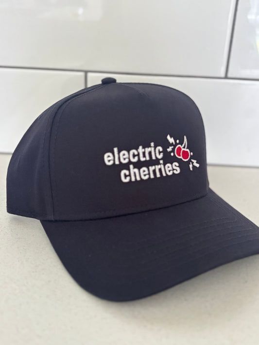 Electric Cherries Navy Cap